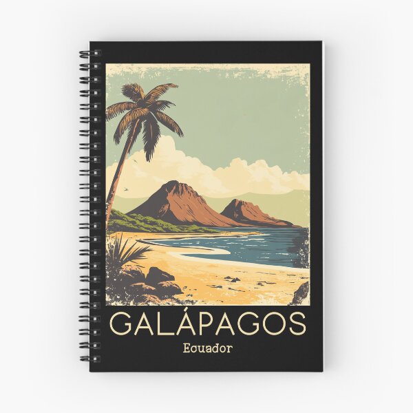 Item preview, A Vintage Travel Poster of Galápagos Islands - Ecuador  designed and sold by GoodOldVintage.