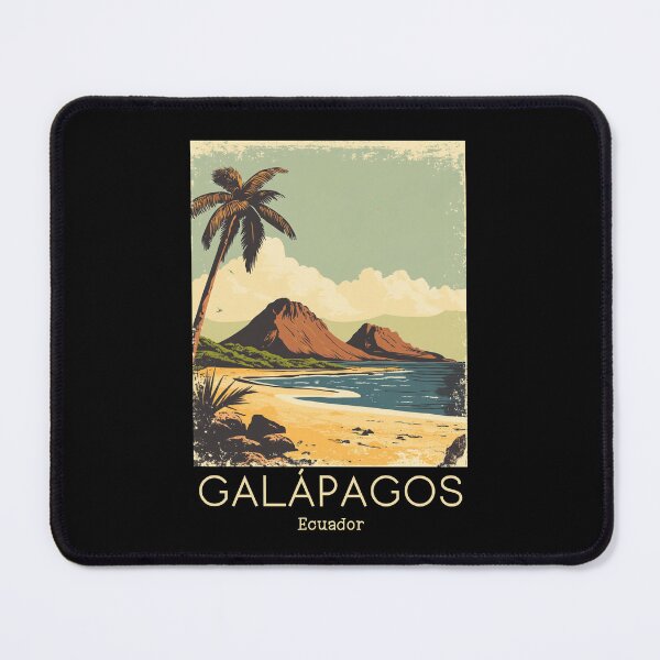 Item preview, A Vintage Travel Poster of Galápagos Islands - Ecuador designed and sold by GoodOldVintage.