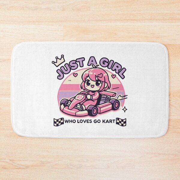 Item preview, A Girl Who Loves Go-kart Anime Style designed and sold by LuminOrb.