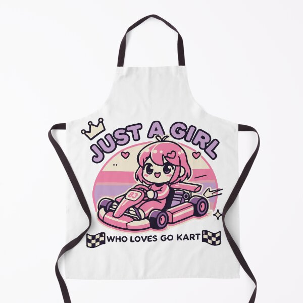 Item preview, A Girl Who Loves Go-kart Anime Style designed and sold by LuminOrb.