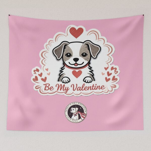 Item preview, Puppy Love Sticker designed and sold by TedArtEmporium.
