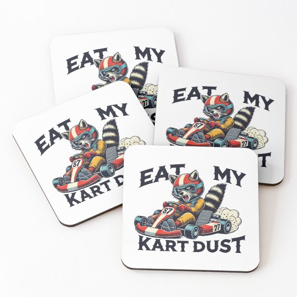 Item preview, Kart Dust Eating Go-kart Retro Style Funny designed and sold by LuminOrb.