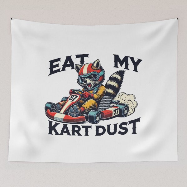 Item preview, Kart Dust Eating Go-kart Retro Style Funny designed and sold by LuminOrb.