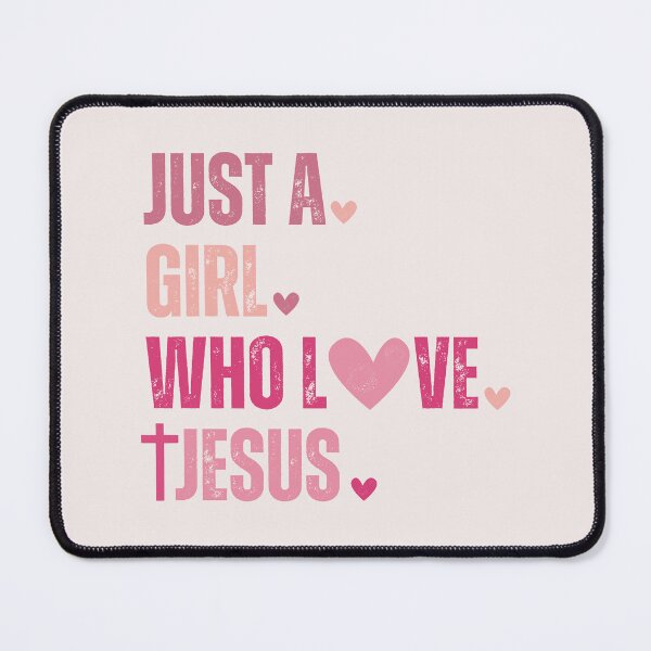 Item preview, Just a Girl who Loves JESUS designed and sold by AOCollections.