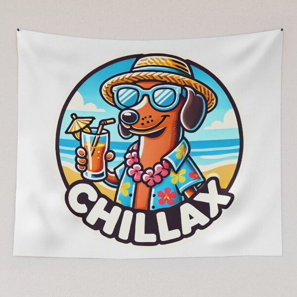Item preview, Chillax Dog designed and sold by XaviChateau.