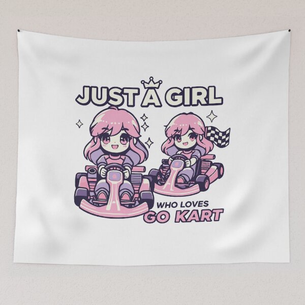 Item preview, A Girl In A Go-kart Adventure designed and sold by LuminOrb.