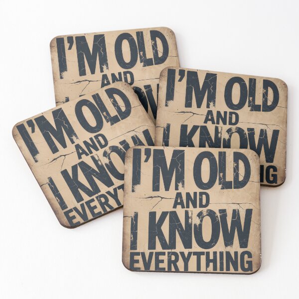 Item preview, I'm OLD and I KNOW EVERYTHING grandpa funny designed and sold by ArtisticPen-art.
