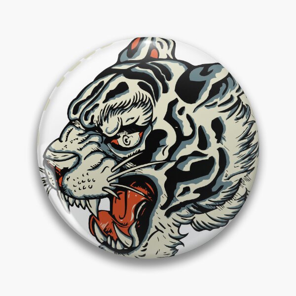 Item preview, Tiger tattoo old school strike first hard designed and sold by Achille3777.