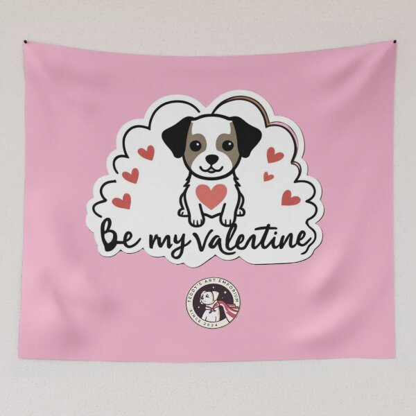 Item preview, Puppy Love Sticker designed and sold by TedArtEmporium.
