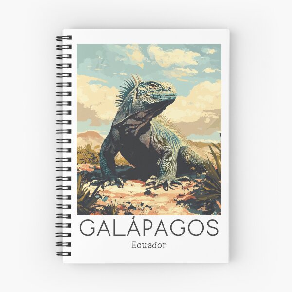 Item preview, A Vintage Travel Poster of Galápagos Islands - Ecuador  designed and sold by GoodOldVintage.