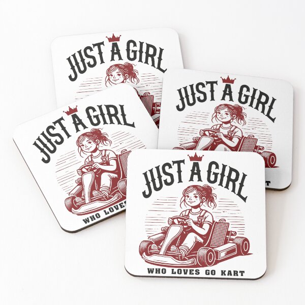 Item preview, Just A Girl Who Loves Go-Kart Fun designed and sold by LuminOrb.