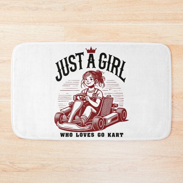 Item preview, Just A Girl Who Loves Go-Kart Fun designed and sold by LuminOrb.