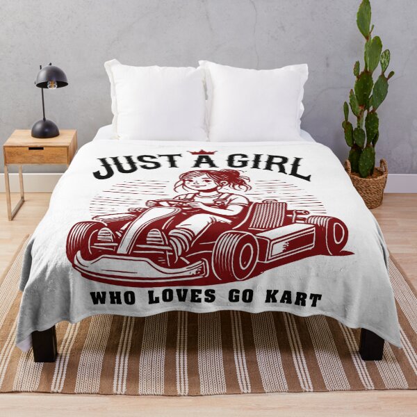 Item preview, Just A Girl Who Loves Go-Kart Fun designed and sold by LuminOrb.