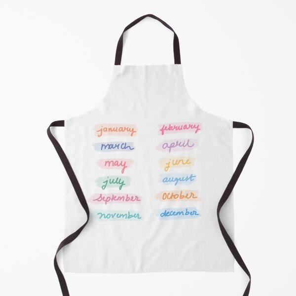 Item preview, Journaling Months of the Year in Pastel Soft Aesthetic Colors designed and sold by PinFlick.
