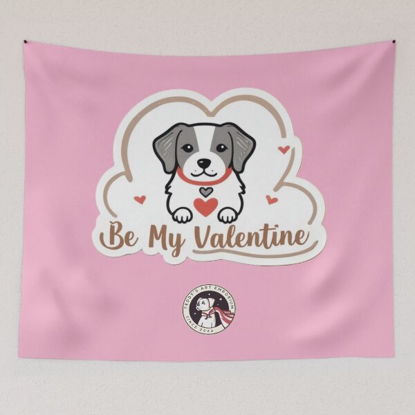 Item preview, Puppy Love Sticker designed and sold by TedArtEmporium.
