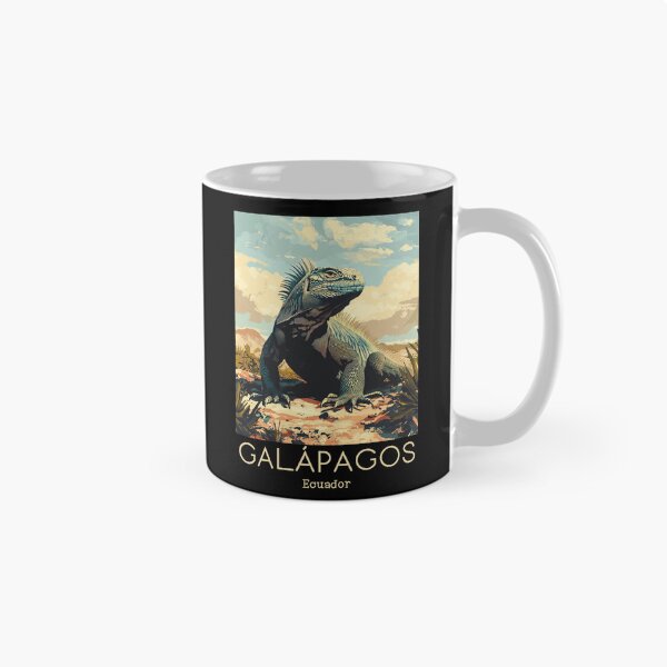 Item preview, A Vintage Travel Poster of Galápagos Islands - Ecuador  designed and sold by GoodOldVintage.