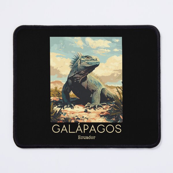 Item preview, A Vintage Travel Poster of Galápagos Islands - Ecuador designed and sold by GoodOldVintage.