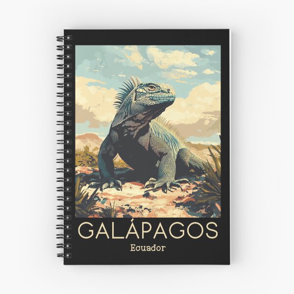 Item preview, A Vintage Travel Poster of Galápagos Islands - Ecuador  designed and sold by GoodOldVintage.