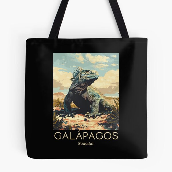 Item preview, A Vintage Travel Poster of Galápagos Islands - Ecuador  designed and sold by GoodOldVintage.
