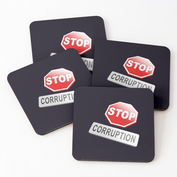Item preview, Stop Corruption designed and sold by  ViralVisionsCreating .