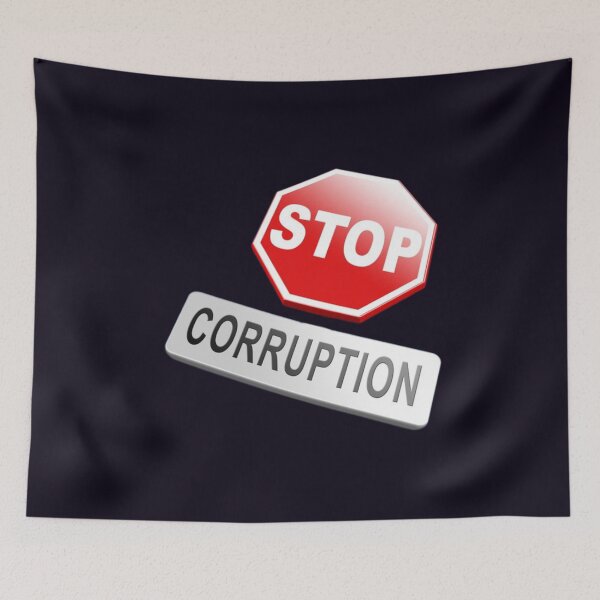 Item preview, Stop Corruption designed and sold by  ViralVisionsCreating .