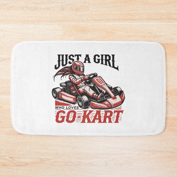 Item preview, A Girl Who Loves Go-kart Retro Style designed and sold by LuminOrb.