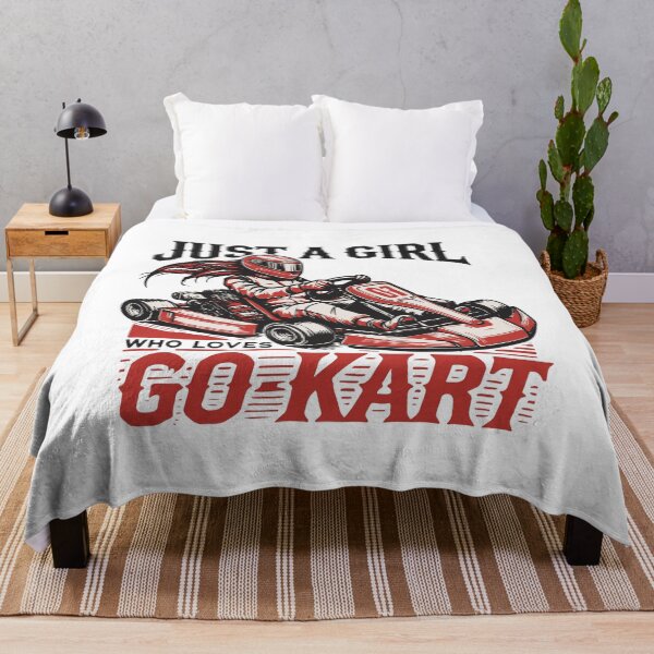 Item preview, A Girl Who Loves Go-kart Retro Style designed and sold by LuminOrb.