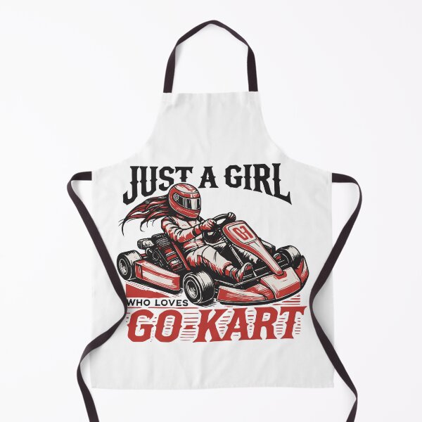Item preview, A Girl Who Loves Go-kart Retro Style designed and sold by LuminOrb.