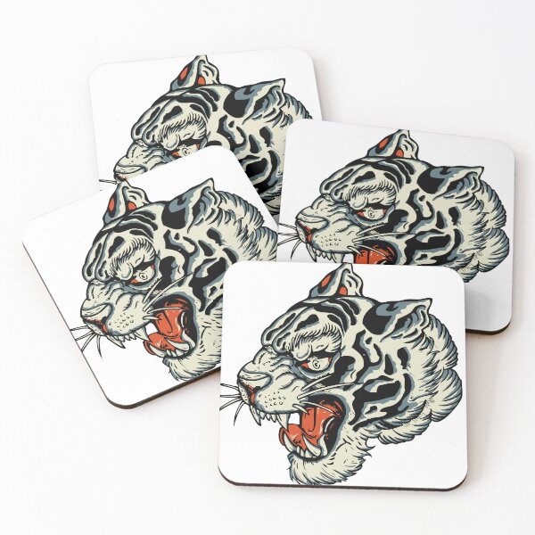 Item preview, Tiger tattoo old school strike first hard flash designed and sold by Achille3777.