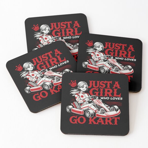 Item preview, A Girl Who Loves Go-kart Racing designed and sold by LuminOrb.