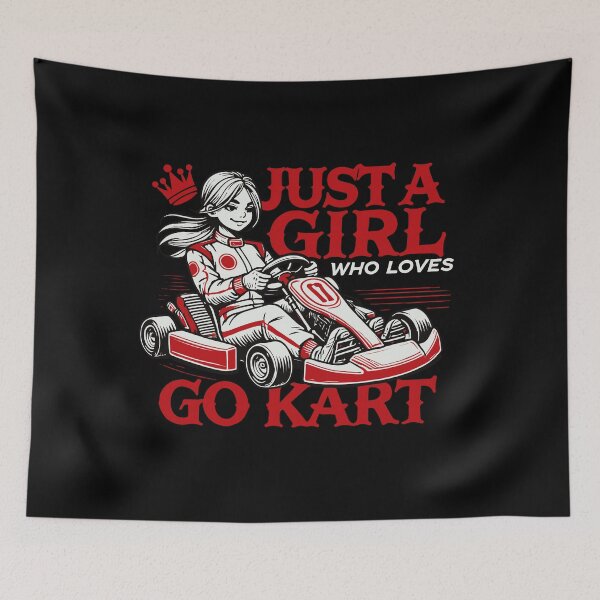 Item preview, A Girl Who Loves Go-kart Racing designed and sold by LuminOrb.