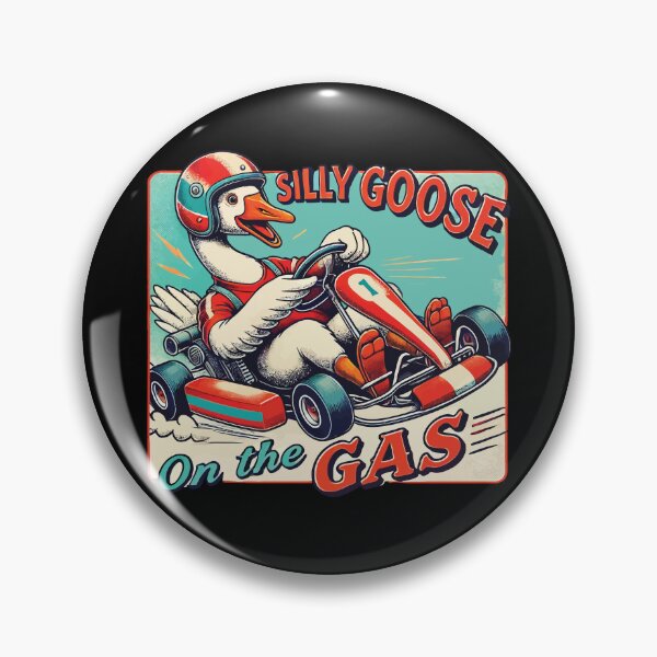 Item preview, Funny Silly Goose Go-kart Adventure On Gas designed and sold by LuminOrb.