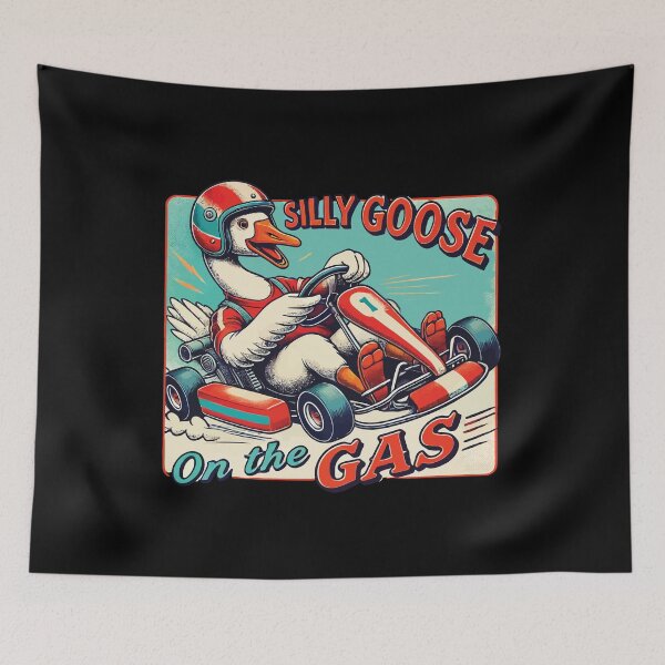 Item preview, Funny Silly Goose Go-kart Adventure On Gas designed and sold by LuminOrb.