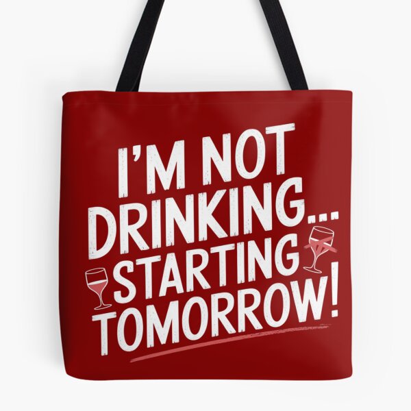 Item preview, I'm not drinking starting tomorrow designed and sold by Charlie-Kier.