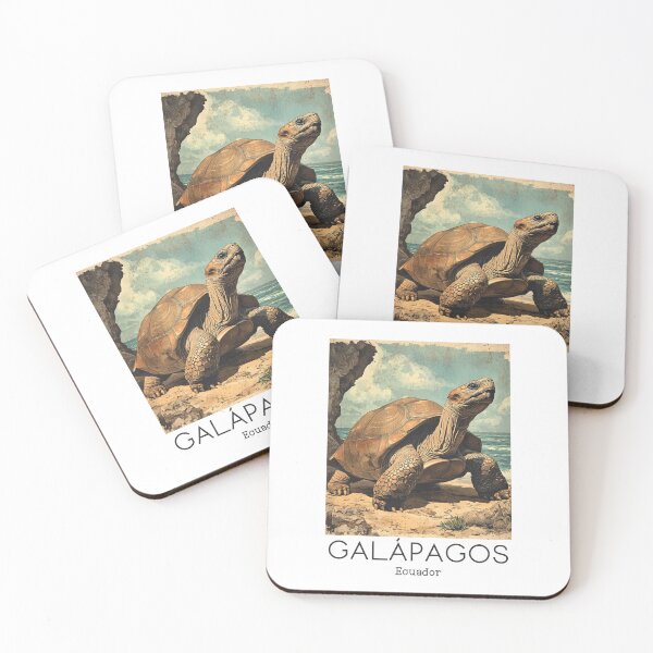 Item preview, A Vintage Travel Poster of Galápagos Islands - Ecuador  designed and sold by GoodOldVintage.