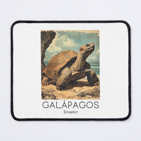 Item preview, A Vintage Travel Poster of Galápagos Islands - Ecuador designed and sold by GoodOldVintage.