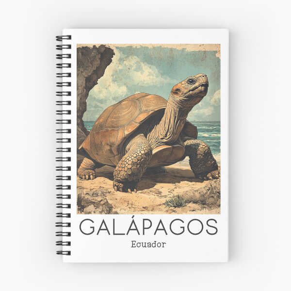 Item preview, A Vintage Travel Poster of Galápagos Islands - Ecuador  designed and sold by GoodOldVintage.