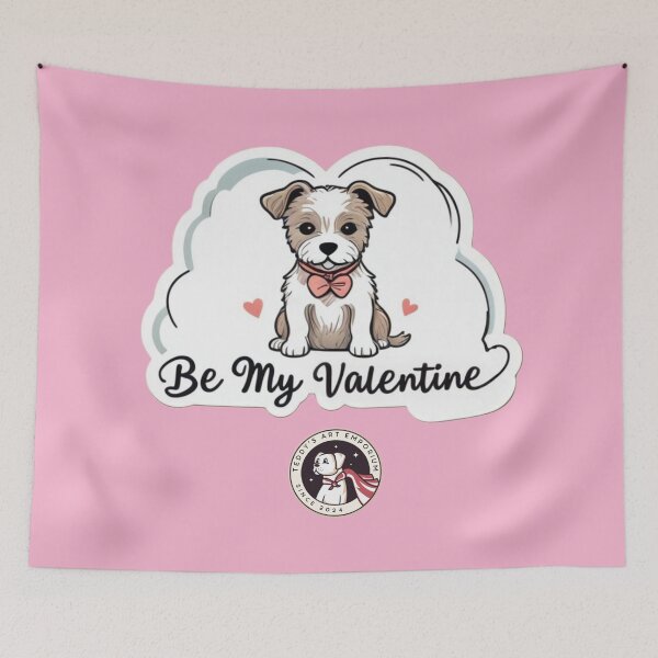 Item preview, Puppy Love Sticker designed and sold by TedArtEmporium.