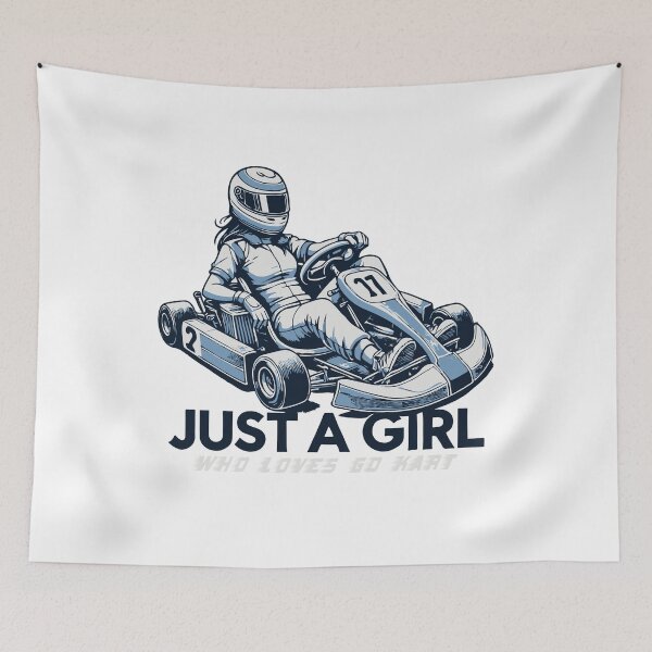 Item preview, Just A Girl Who Loves Go-kart Racers designed and sold by LuminOrb.