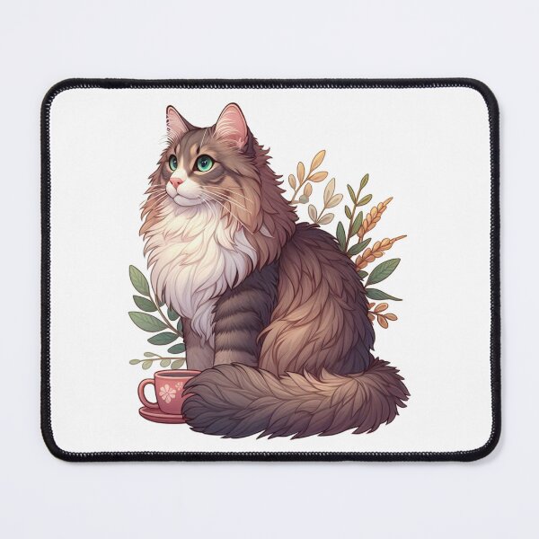 Item preview, Norwegian forest cat 17 designed and sold by REDCATWWW.