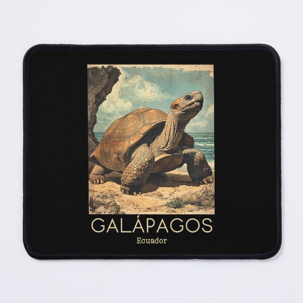Item preview, A Vintage Travel Poster of Galápagos Islands - Ecuador designed and sold by GoodOldVintage.