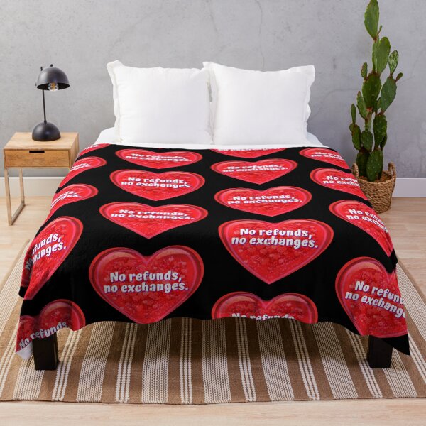 Item preview, HEART: No refunds. No exchanges. - funny valentines signs designed and sold by DesignsFromTW-S.