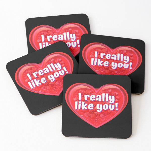 Item preview, HEART:  I really like you! - funny valentines signs designed and sold by DesignsFromTW-S.