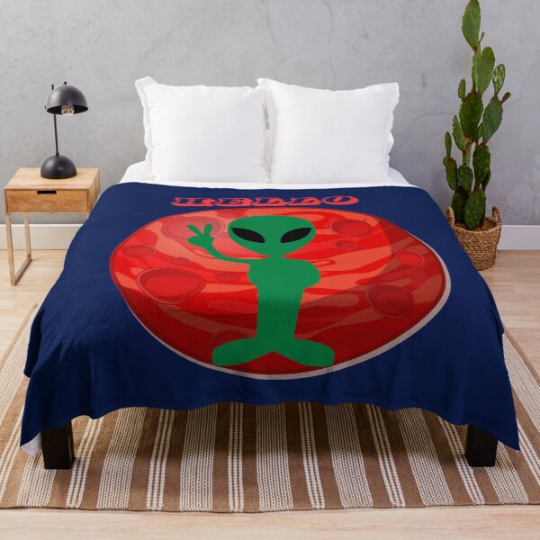 Item preview, Saludo extraterrestre en un planeta rojo designed and sold by Arte82.