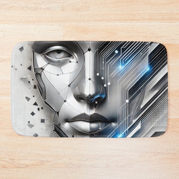 Item preview, Futuristic Vision: Cybernetic Face designed and sold by PawtopiaDesigns.