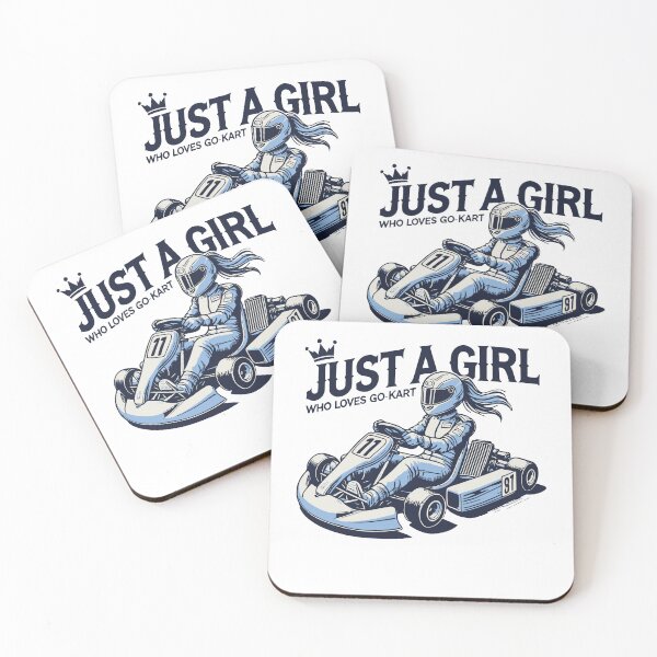 Item preview, Just A Girl Who Loves Go-kart designed and sold by LuminOrb.