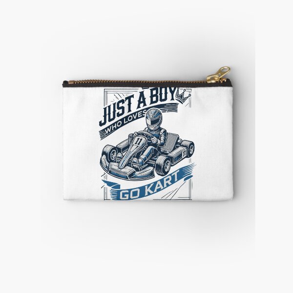 Item preview, A Boy Who Loves Go-karting Vintage Style designed and sold by LuminOrb.