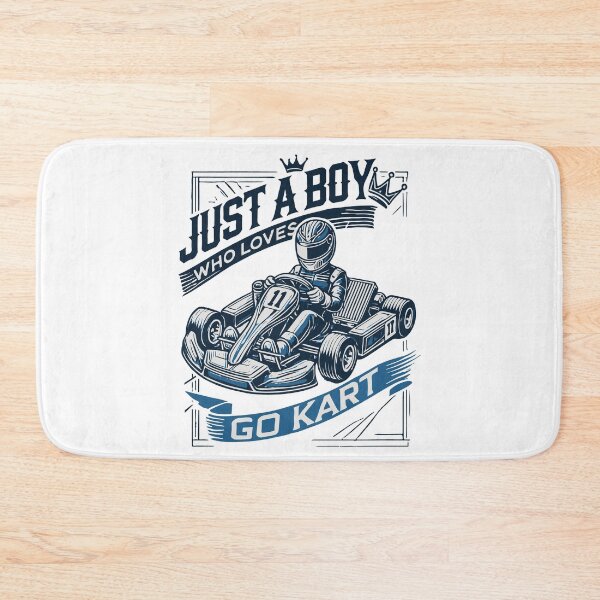 Item preview, A Boy Who Loves Go-karting Vintage Style designed and sold by LuminOrb.