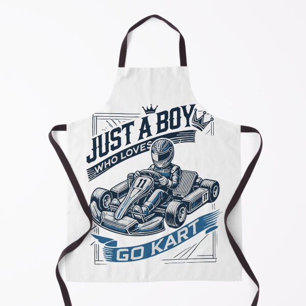 Item preview, A Boy Who Loves Go-karting Vintage Style designed and sold by LuminOrb.