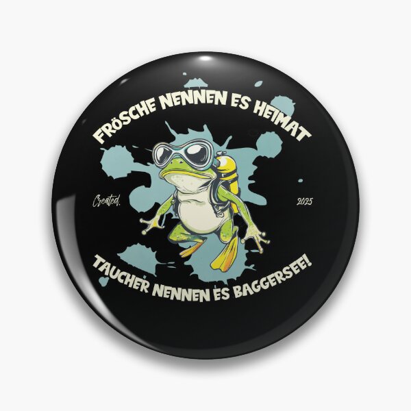 Item preview, Frog-Diver-Saying – Home meets Lake designed and sold by sbachstroem.